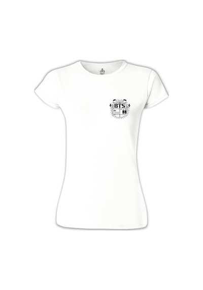 Bts - Jimin 95 Beyaz Bayan Tshirt 001