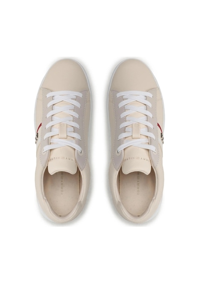 Tommy Hilfiger Tommy Hılfıger Kadın Ayakkabı Fw0fw07387-aa8 Krem