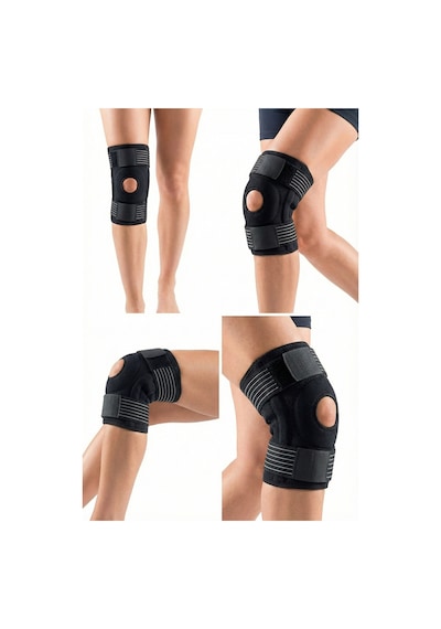 Patella Ve Ligament Destekli Dizlik - Menisküs Ağrıları Için - Fleksible Balenli Dizlik - Yaylı