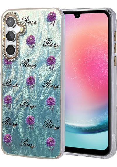 Newface Samsung Galaxy Uyumlu A24 4g Kılıf Blade Aynalı Desenli Kapak - Desen 9 Desen 9