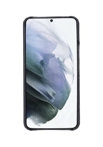 Samsung Galaxy S22 Uyumlu Deri Arka Kapak Uj Rst1 Siyah Diğer