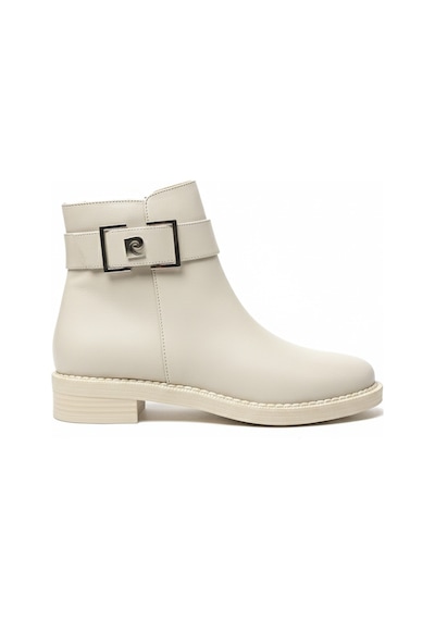 Pierre Cardin 910 Logo Detaylı Günlük Fermuarlı Kadın Bot 867800000768 14 Bej Bej