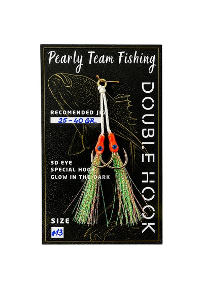 Pearly Team Fishing - Double Hook 25gr - 40gr Yeşil - 930046991