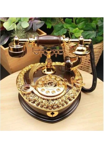 Nostaljik Polyester Telefon Müzik Ve Takı Mücevher Kutusu-426 74629266
