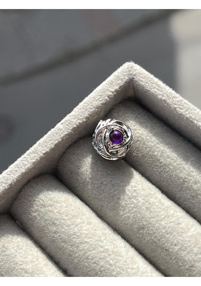 Sonsuzluk Çemberi Charm /asafaccessory Mor