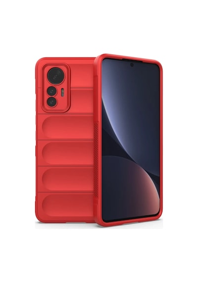 Xiaomi Mi 12 Lite Uyumlu Kılıf Optimum Silikon - Kırmızı
