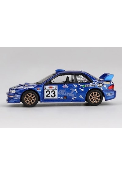 Sunrich Mgt01078-l Mını Gt 1/64 Subaru Impreza Wrc99 Acropolis Rally 2000 23 Sol Sap Bitmiş Ürün