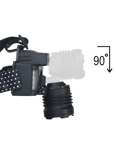 Watton Wt-625 Sensörlü Cree Tg Led Şarjlı Kafa Lambası Siyah