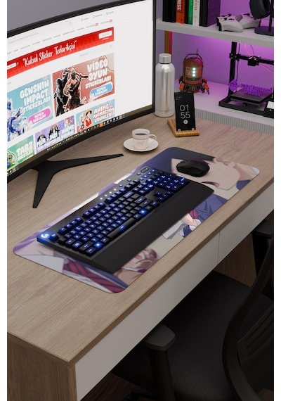 Komi Can't Communicate Dikişli Kauçuk Oyuncu Mousepad V4 - 70x30 Xl Gaming Mouse Pad