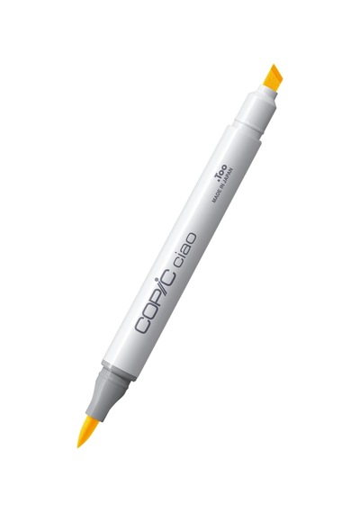 Tr Ciao Marker Tip Y - 08, Asit Sarı, Çok Yönlü Layoutmarker, Alkol Bazlı, Orta Genişlikte Ve Fırça Uçlu Genel