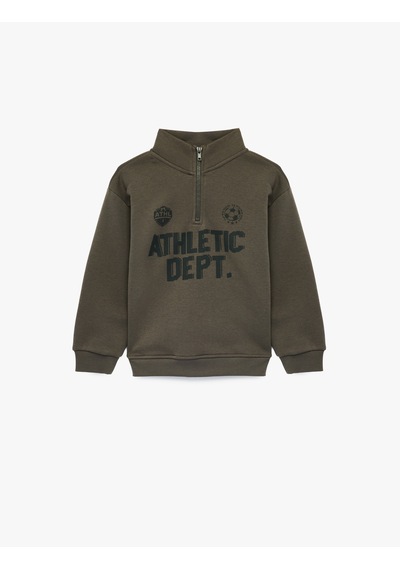 Koton Baskılı Uzun Kollu Şardonlu Pamuklu Yarım Fermuarlı Dik Yaka Sweatshirt Gri 7wkb10297tk Koton Baskılı Uzun Kollu Şardonlu Pamuklu Yarım Fermuarlı Dik Yaka Sweatshirt Gri 7wkb10297tk