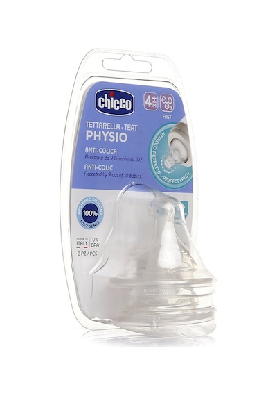 Chicco Wellbeing Biberon Emziği 4 Ay+ Hızlı Akış 2'li 2 Adet