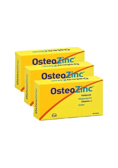 Osteozinc 30 Tablet 3Adet