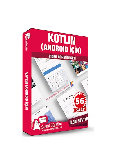 Kotlin Android İçin (İleri Seviye) Video Ders Eğitim Seti