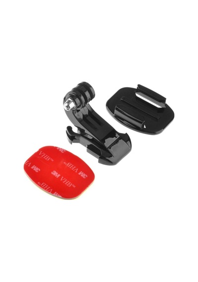 Gopro Uyumlu J-hook + Düz Yüzey Bağlantı Aparatı