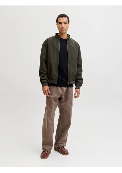 Jack & Jones Jack&jones Jjecharge Stand Collar Erkek Bomber Ceket 12288895 Yeşil