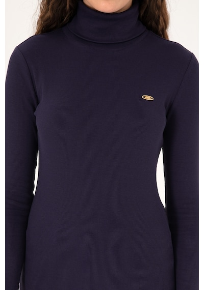 U.S. Polo Assn. Kadın Mürdüm Balıkçı Yaka Sweatshırt 50313430-VR074