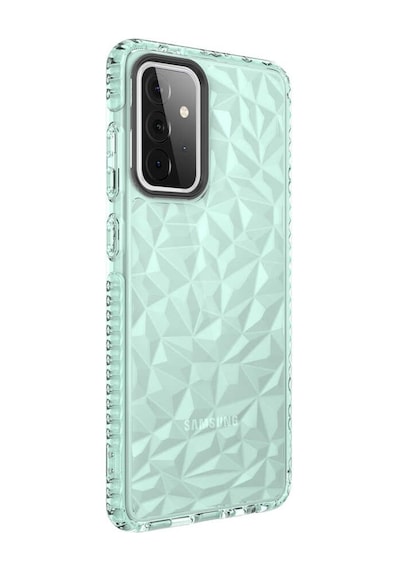 Galaxy A72 Kılıf Zore Buzz Köşeleri Airbagli Prizmatik Tasarım