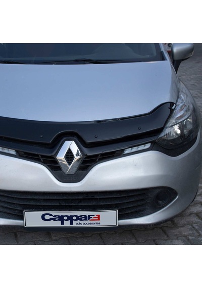 Cappafe Renault Clio 4 Ön Kaput Koruma Rüzgarlık 4Mm Abs 12-20