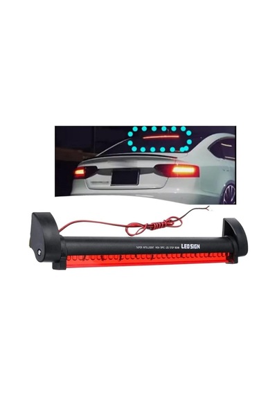 Tr Arka Cam Stop Lambası 20 Modlu 32 Ledli 3.stop Lambası 12v