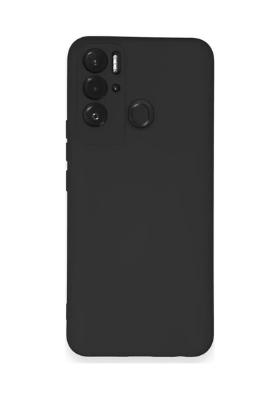 Tecno Pova Neo Kılıf Nano İçi Kadife Silikon - Siyah
