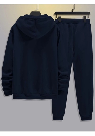 Paris Çizgili Eşofman Takımı Sweatshirt Jogger - Lacivert Baskılı Oversize Şardonlu Kapüşonlu Lacivert Paris Çizgili Eşofman Takımı Sweatshirt Jogger - Lacivert Baskılı Oversize Şardonlu Kapüşonlu Lacivert