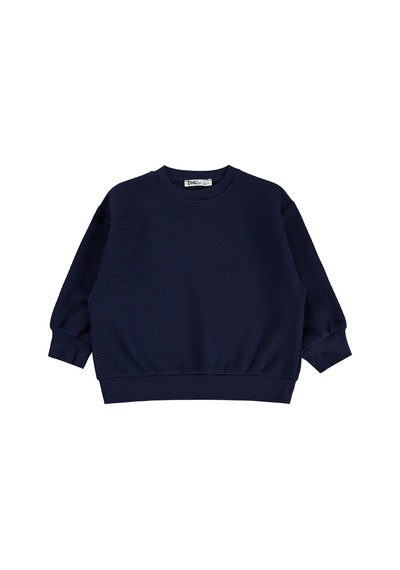 Civil Boys Petek Kumaşlı 6-9 Yaş Sweatshirt - Lacivert