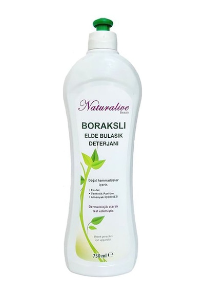 Naturalive Borakslı Elde Bulaşık Deterjanı - 1 Lt