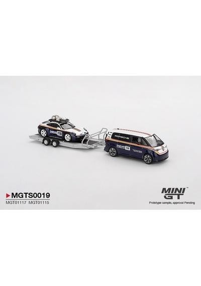 Mini Gt 1:64 Porsche 911 Dakar 718 Volkswagen Id. Buzz Roughroads Römorklu Set Mgts0019 Mavi