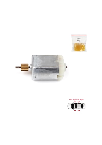 Kapı Kilit 12v Motor 8 Diş Peugeot Citroen Toyota Proace İçin