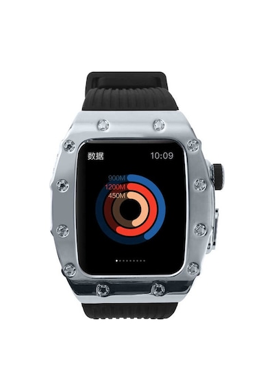 ​​​Apple Uyumlu  Watch 44 MM Kordon Metal Kasa Kordon 65