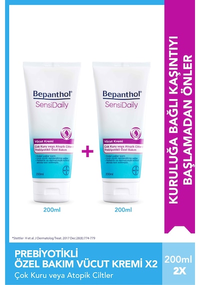 Bepanthol Sensidaily Vücut Kremi 2 x 200 ML