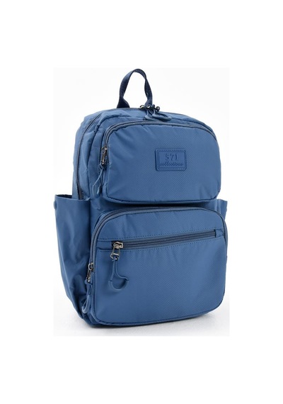 Baginn Unisex Sırt Çantası Paraşüt Kumaş Hafif Çok Cepli Yağmur İtici Kumaş 34 24 Cm 571 Collection Mavi