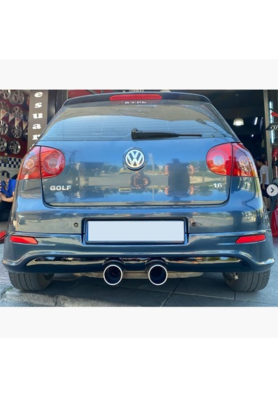 Vw Golf 5 R32 Arka Ek Reflektörlü Mat Siyah 2003 2005 2006 2007 2008 2009 Arka-difizör-bodykit-ek