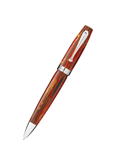 Montegrappa Mia Flaming Heart Özel Üretim, Kahverengi, Tükenmez K Siyah