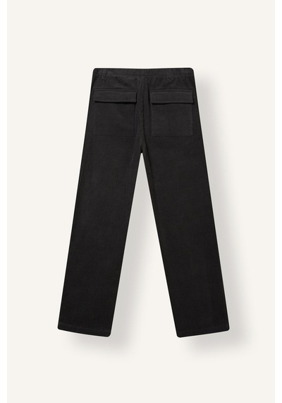 Defacto Baggy Fit Geniş Kalıp Normal Bel Geniş Paça Kadife Pantolon H3894ax26wnar104 Antrasit-ar104