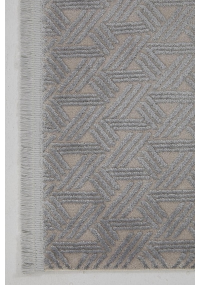 Çam Halı Norm 6212 Gri Romans Halı Modern Desenli Makine Halısı
