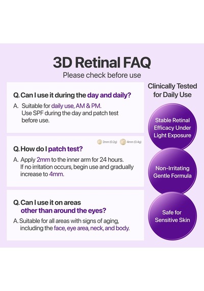 Tr No.9 Nad+ Retinal Volumetox Eye Cream, Anti-aging Treatment For Wrinkles, Fine Lines, Dark Circles & Dark Spots, Gent