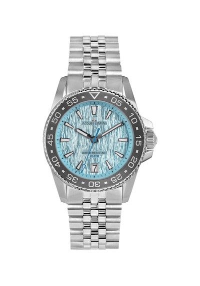 Jacques Lemans 1-2205m Lıverpool Dıver Erkek Kol Saati Gümüş - Siyah
