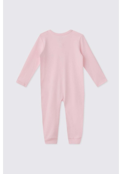 Panço Liberty Kumaş Yenidoğan Pembe Tulum