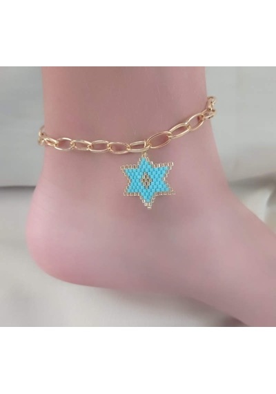 Harmeljewelry Yıldız Halhal Çok Renkli