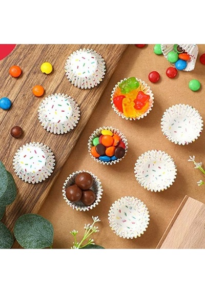 200 Adet Renkli Muffin Cupcake Kalıpları Kek Kapsülü Cupcake Muffin Kağıdı Stoneware Çok Renkli Diğer