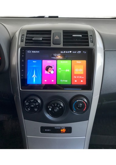 Toyota Corolla 2007-12 9" Büyük Çerçeve Uyumlu Androıd Multimedya Gerçek 2/32 Kablosuz Carplay Geri Görüş Kameralı 9" Toyota Corolla 2007-12 9" Büyük Çerçeve Uyumlu Androıd Multimedya Gerçek 2/32 Kablosuz Carplay Geri Görüş Kameralı 9"