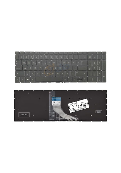 Hp 250 G9 6q8n9es38, 6q8n9es44, 723p6ea Uyumlu Notebook Klavyesi Laptop Tuş Takımı Siyah Tr Işıklı