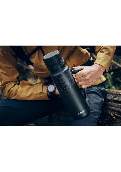 Thermal Bardaklı Çelik Termos 1.2l Siyah Çok Renkli