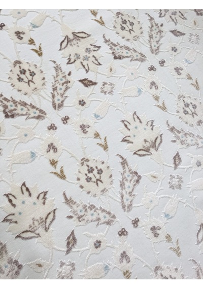 Flora Halı Adonis 0761 B 160X230 Beyaz Turkuaz Vizon 4 M2 Halı !