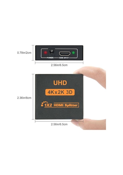 2 Port Hdmi Çoklayıcı 4K Çoğaltıcı Splitter Switch 2160P 1 Giriş