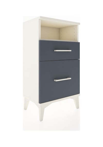 Arges Komodin 3 Çekmeceli 44x30x80 Aytaşı-antrasit Aytaşı