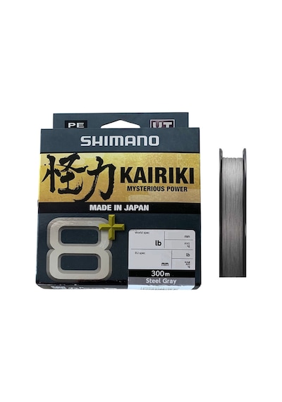 Shimano Kairiki 8+ 300mt 0.28mm İp Misina Steel Gray