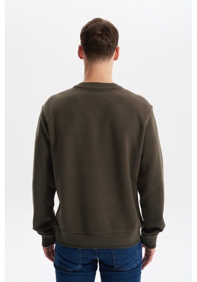 AR-MA Arma Erkek Regular Fit Örme Selanik Sweatshirt %65 Pamuk %35 Polyester, Karbon Fırçalı, Basic Bisiklet Yaka K30124699002 Haki AR-MA Arma Erkek Regular Fit Örme Selanik Sweatshirt %65 Pamuk %35 Polyester, Karbon Fırçalı, Basic Bisiklet Yaka K30124699002 Haki